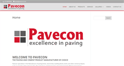 Desktop Screenshot of pavecon.co.za