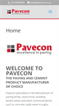 Mobile Screenshot of pavecon.co.za